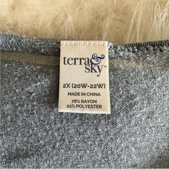 Terra & Sky Draped Cardigan - Picture 3 of 5